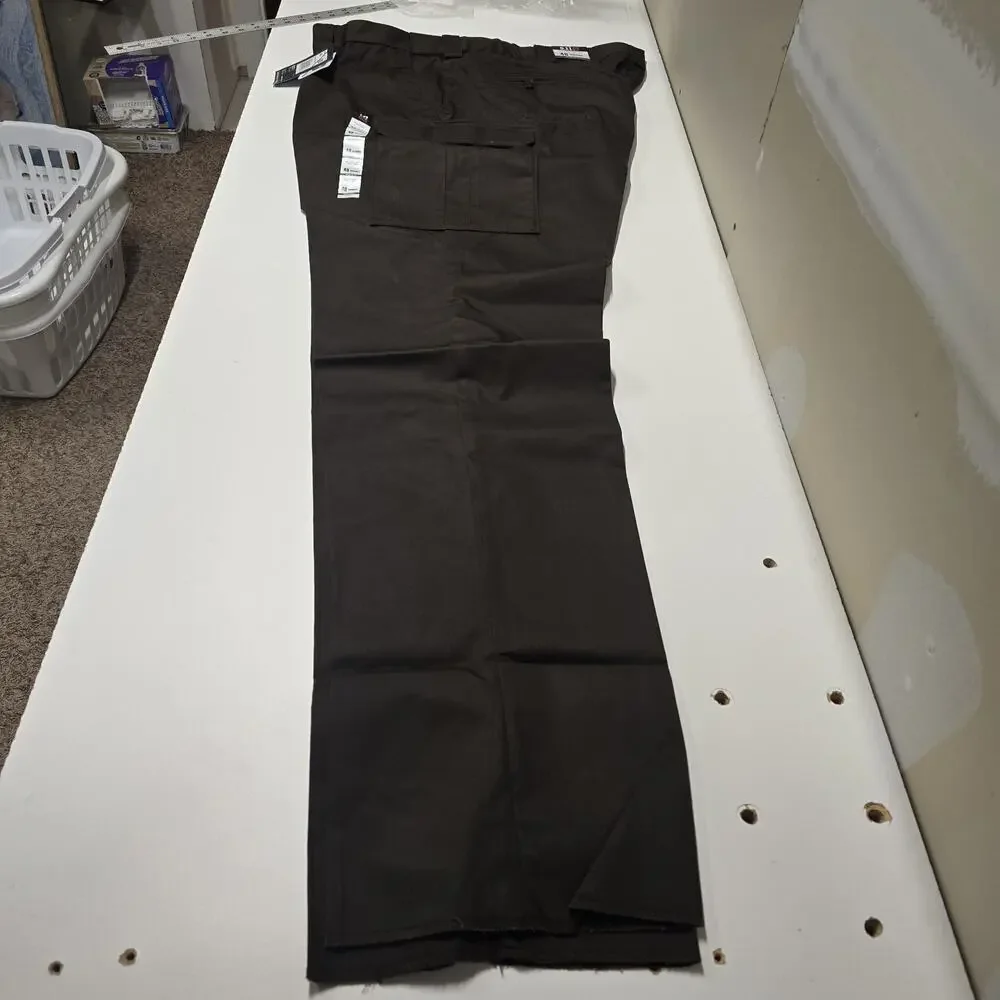 5.11 Tactical B-Class PDU Twill Pant Size 48 Unhemmed Teflon NWT 74326 Brown